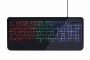 GEMBIRD KLAWIATURA MULTIMEDIALNA KB-UML-03 SLIM, USB, PODŚWIETLENIE RGB, US LAYOUT, CZARNA