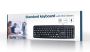 GEMBIRD KLAWIATURA STANDARDOWA USB Z LITERAMI DLA SENIORA (DUŻE LITERY) CZARNA