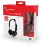 Gembird MHS-002 headphones/headset Head-band 3.5 mm connector Black, Red