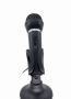 GEMBIRD MIKROFON POJEMNOŚCIOWY BIURKOWY MIC-D-04 PODSTAWKA NA BIURKO, WŁĄCZNIK/WYŁĄCZNIK, CZARNY
