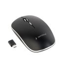 GEMBIRD MYSZ OPTYCZNA BEZPRZEWODOWA USB-C, CICHA, DPI 1600, CZARNA