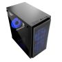 GEMBIRD OBUDOWA FORNAX 950B MIDI-TOWER (2X USB 3.0, HD AUDIO, 3X FAN NIEBIESKI) CZARNA