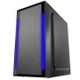 GEMBIRD OBUDOWA FORNAX 960B MIDI-TOWER (2X USB 3.0, HD AUDIO, 3X FAN NIEBIESKI) CZARNA