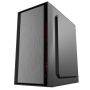 GEMBIRD OBUDOWA FORNAX 960R MIDI-TOWER (2X USB 3.0, HD AUDIO, 3X FAN NIEBIESK), CZARNA