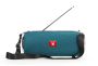 GEMBIRD PRZENOŚNY GŁOŚNIK BLUETOOTH SPK-BT-17-G FM-RADIO, WBUDOWANY MIKROFON, KOLOR ZIELONY, USB, AUX, MICROSD