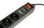 Gembird SPF5-C-15 surge protector 5 AC outlet(s) 250 V 4.5 m Black