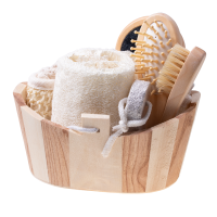 Gift basket SPA set washcloth massage gift - 6 items