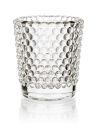Glass candle holder BUBBLES 5,5x6cm