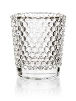 Glass candle holder BUBBLES 5,5x6cm