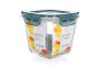 Glass container EVO 12x12cm, 750ml