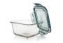 Glass container EVO 14x14cm, 750ml