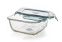 Glass container EVO 18x18cm, 1400ml