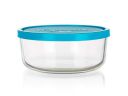 Glass container FRIGOVERRE 900ml blue lid