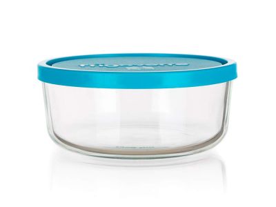 Glass container FRIGOVERRE 900ml blue lid
