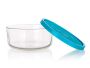Glass container FRIGOVERRE 900ml blue lid