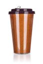 GLITTERS double wall travel mug 500 ml, brick-red