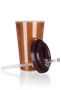GLITTERS double wall travel mug 500 ml, brick-red