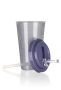 GLITTERS double wall travel mug 500 ml, silver