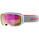 Gogle ALPINA M30 Estetica MM (white, szkło pink SPH.S3)