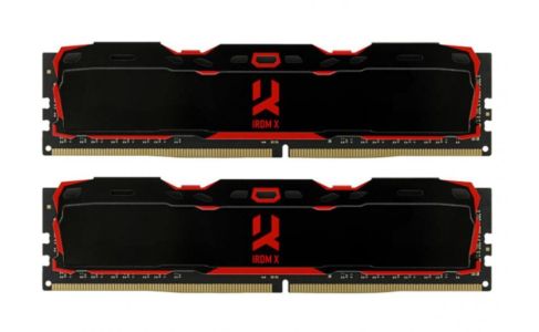 GOODRAM DDR4 16GB PC4-25600 (3200MHz) 16-20-20 DUAL CHANNEL KIT IRDM X BLACK 1024x8