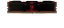 GOODRAM DDR4 16GB PC4-25600 (3200MHz) 16-20-20 DUAL CHANNEL KIT IRDM X RED 1024x8
