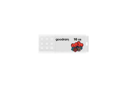 GOODRAM FLASHDRIVE 16GB USB 2.0 UME2 WHITE VALENTINE