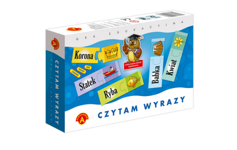 Gra edukacyjna Alexander - Sowa Mądra Głowa - Czytamy Wyrazy