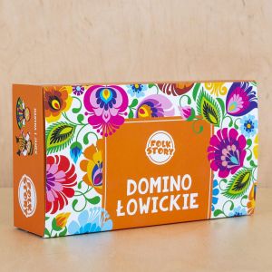 Gra FOLKSTAR Domino 28 elementów łowickie