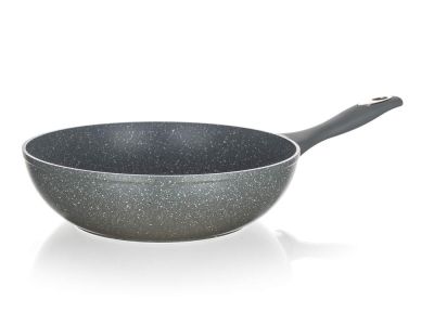 GRANITE GRAY WOK 28cm