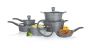 GRANITE pots, set of 11 pcs.