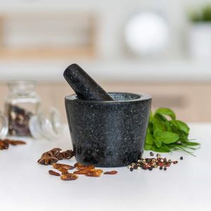 Granitowy moździerz kuchenny z tłuczkiem Culinaria 12cm