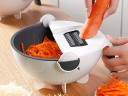 Grater, chopper with bowl and colander.