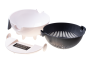 Grater, chopper with bowl and colander.