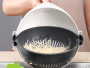 Grater, chopper with bowl and colander.