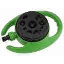 Green garden sprinkler, 9 functions, rain shower