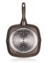 Grill pan GRANITE BROWN 28x28cm