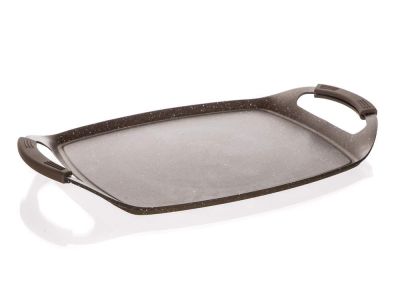 Grill plate GRANITE Dark Brown 47 x 28 cm