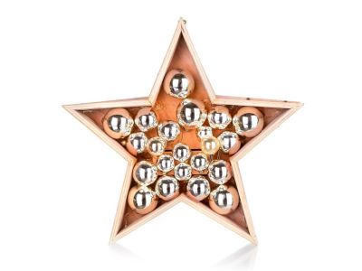 Gwiazda świąteczna 15 LED wysokość 36cm