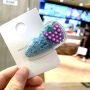 Hair clip for children - grape