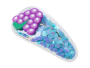 Hair clip for children - grape