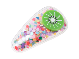 Hair clip for children - kiwi