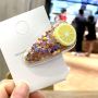 Hair clip for children - lemon