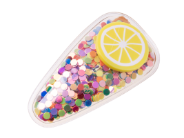 Hair clip for children - lemon