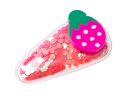 Hair clip for children - strawberry