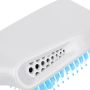 Hairbrush with microfiber bristles - blue