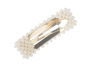 Hairpin pearls GLAMOUR 3 - gold&white pearl