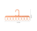 Hanger for underwear, socks / Multifunctional clothes organizer - orange