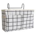 Hanging bed storage organizer - ecru