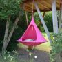 Hanging cocoon / tent - dark pink, 150 x 150