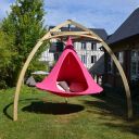 Hanging cocoon / tent - dark pink, 150 x 150